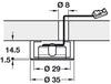 Loox LED2022 Bezel Rnd SM 12V Slv