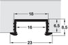 Loox 6.5mm R/M Alu Profile 2.5M Milky