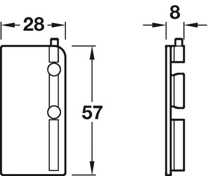 Gola Sys B+ Trim Caps for Prof Alu Slv