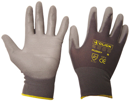 PU Coated Gloves Grey Large