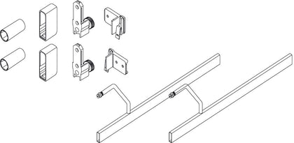 NovaPro Cls Rec Rail/Support 450mm Met