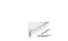 Metal Drawer Sides 150/500mm CrWht