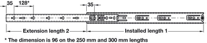 2132DO BB DrwRun Sgl 32kg 600mm BZP