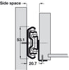 5321-60 BB Drawer Runner Full 110kg 350mm BZP