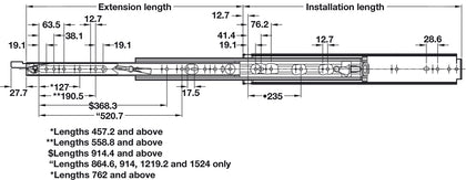 9308 BB DrwRun LH Full 227kg 355.6mm BZP