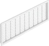 Vent Grille RM 130x38mm Pl White