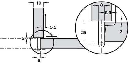 Aximat 300 240D Sgl PivotHingeArm Qk CLR