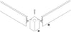 Flat 90D Ext Corner Connector 24mm CLR