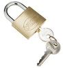 Brass Padlock 2 Point 50mm Std Differ