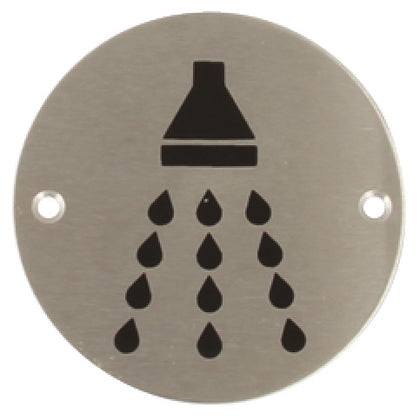 Graphic Sign D76mm-Shower PAA