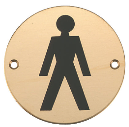 Graphic Sign D76mm-Male SSS