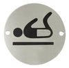 Graphic Sign D76mm-Baby Change SSS