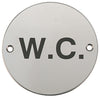 Graphic Sign D76mm-W.C. SSS