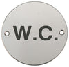 Graphic Sign D76mm-W.C. PSS