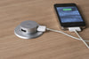 Pop-Up USB Charger Unit D66mm Pl Silver