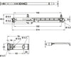 Soft Close Mechanism for Wood Drawers Grey