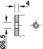 Hebgo Fixed Bracket 470mm 500kg/Pr Grey
