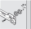 Spacer 9mm Plastic White