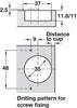 Nexis 95D Hinge Slide Sprung Ins Hos