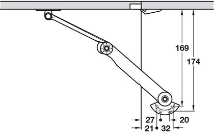 Kinvaro T-105 Flap Fit LH 1000x283mm