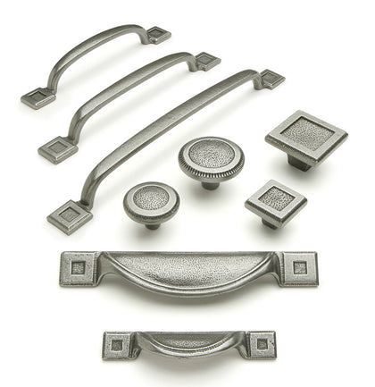 Pip Knob Cast Iron 35x35x25mm