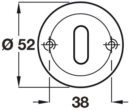 Space Escutcheons Std KW 304 PSSS