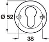 Space Escutcheons Pro Cyl 304 PSSS