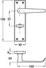 Lever Hdl Set Straight WC ZA PC BOM