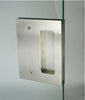 Flush Pull Hdl for Gls 164x125mm 316 SSS