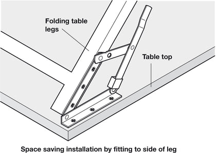 Folding Bracket 25x25x3mm St Blk
