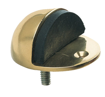 Door Stop/Floor 41x48x23mm Brs/Rub SC
