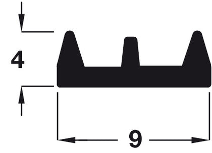 Raven Draught Seal E Strip 2x3.0m White