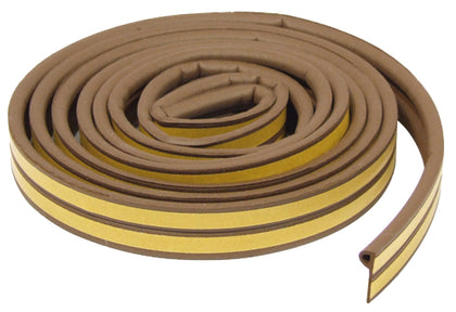 Raven Draught Seal P Strip 2x3.0m Brown