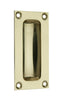 Flush Pull Hdl 89x42mm Brass PB
