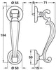 Doctor's Style Door Knocker Brass PC