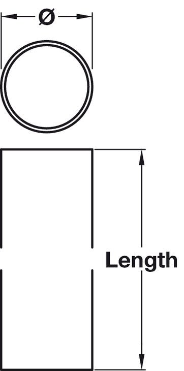 Tube D35x2000mm 304 SS