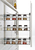PO Baskets 3-Tier 150mm UH Linear Chrome