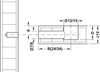 Minifix 15 Housing 15mm wo Rim Nkl Col