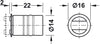 Mortice Magnetic Catch 5kg NP