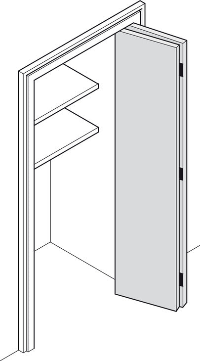 Hawa Multifold 30/W Fitting Set 2 Panels