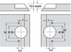 Mitred Flap Hinge 120D for 22.5D App