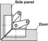 Mitred Flap Hinge 90D for 45D App