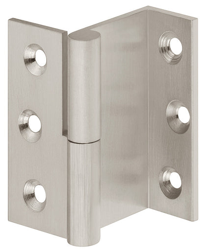 Cranked Hinge 50x35mm RH Brass MNP