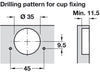 110D/45D Agl Click Inset Hinge