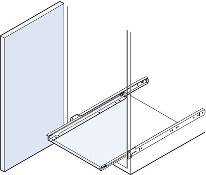 Roller Run wo Front Brkt 20kg 450mm CLR