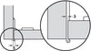 Aximat 300 180D Sgl PivotHinge Arm Screw