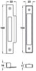 Sashlock RebateSet 13mm 3 Lvr Mortice NP