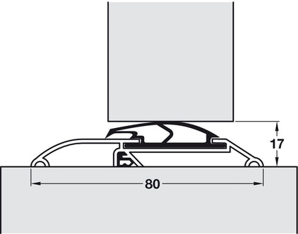 Threshex Sill 933mm Black