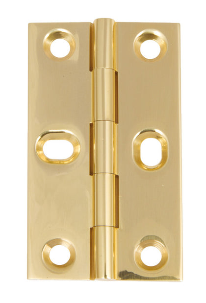 Butt Hinge Elong Sqr 75x42mm Brass PC