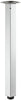 Sq Table Leg 60x60x705mm Slv Col 9006